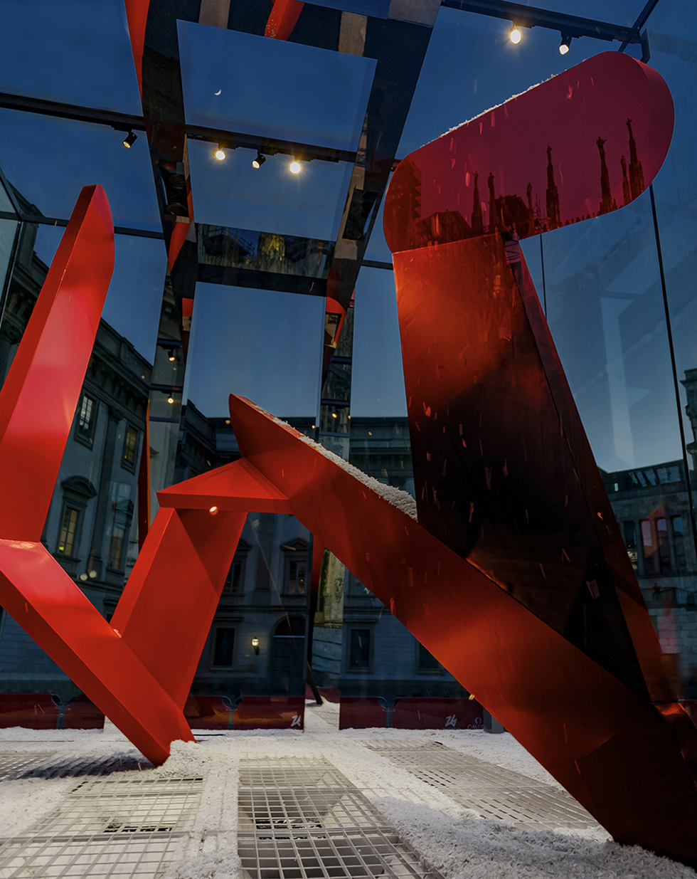 Omega Milano Cortina 2026 Olympic Countdown Monument